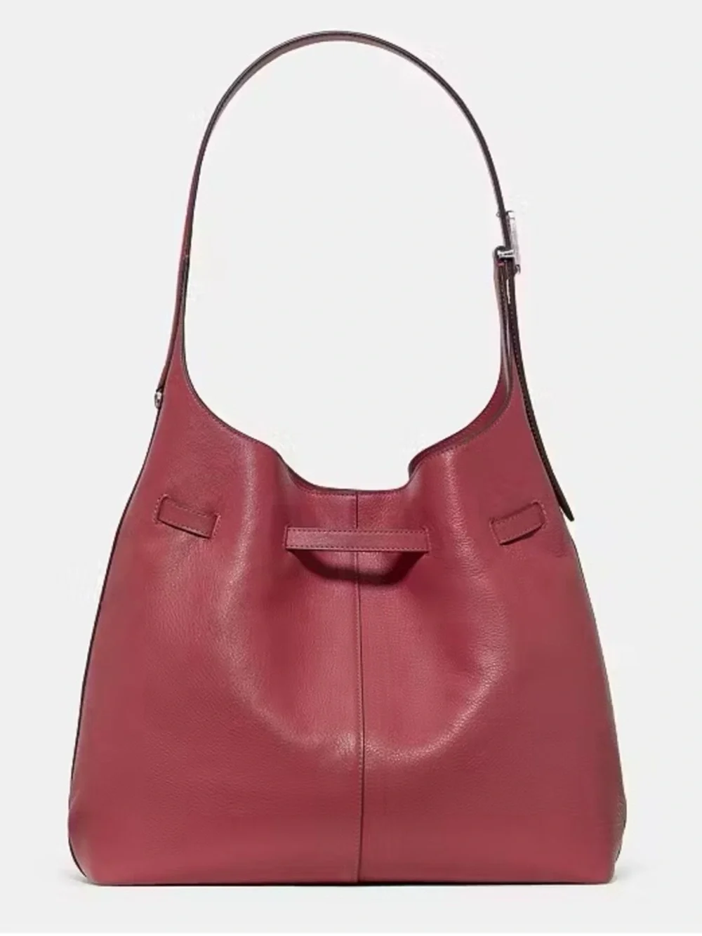 Kate Spade New York 454 Belted Large Shoulder Bag Red Jasper